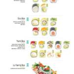 Menu Yoshi Sushi Casablanca December 2023 210422-249900